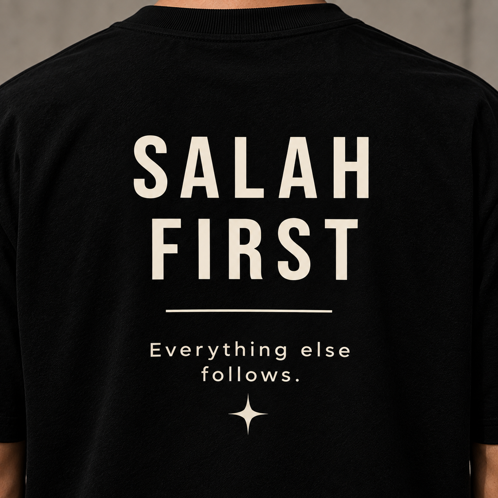 🖤 SALAH FIRST — Premium Islamic Streetwear